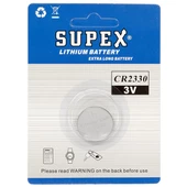 Supex CR2330 3 Volt Lityum Pil Tekli thumbnail 1