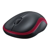 Logitech M185 Kablosuz Kırmızı Mouse thumbnail 2
