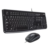 Logitech MK120 Usb Q Siyah Kablolu Klavye + Mouse Set thumbnail 1