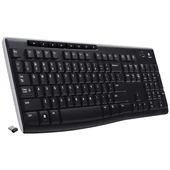 Logitech K270 Kablosuz USB Q TR Multimedya Siyah Klavye thumbnail 1