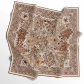 90 X 90 İpek Vual  İnce Eşarp - 03576 thumbnail 2