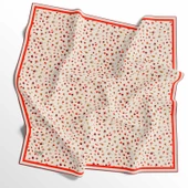 90 X 90 İpek Vual  İnce Eşarp - 03575 thumbnail 3