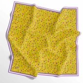 90 X 90 İpek Vual  İnce Eşarp - 03575 thumbnail 4