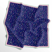 90 X 90 İpek Vual  İnce Eşarp - 03575 thumbnail 6