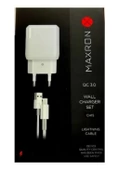 Maxron CH15 Q.C 18W Lightning Şarj Aleti -Lightning Kablo thumbnail 2