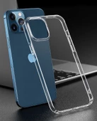 iPhone 13 Pro Max Sert Pürüzsüz Şeffaf Droga Kapak thumbnail 11