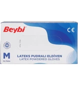 BEYBİ M BOY PUDRALI LATEKS ELDİVEN 100 ADET thumbnail 2
