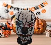 Halloween Korku Maskesi Transparan Palyaço thumbnail 1