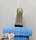 NİVEMESHOME POLOLİFE MAVİ BANYO HAVLUSU thumbnail 1