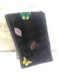 NİVEMESHOME SPRİNG COLOR SİYAH 50*90 HAVLU VERSE-REVERSE thumbnail 4