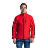 Şensel, Softshell Mont, Kırmızı -91E679- Su İtici thumbnail 1