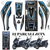 SYM JET-X 125 TANK PED SETİ 12 PCS MAVİ thumbnail 1
