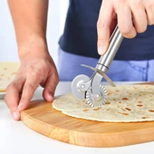 Çift Başlıklı Pizza Hamur Bıçağı thumbnail 2