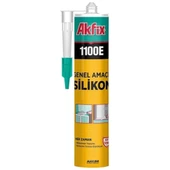 AKFİX SİLİKON ŞEFFAF 1100E 280 GR. thumbnail 1