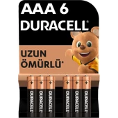 Duracell Alkalin Ince Kalem Pil 6 Adet  Aaa thumbnail 1