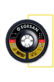 Egesan 180mm 80 Kum Flap Disk thumbnail 2
