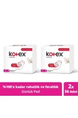 Kotex Günlük 56 'lı Normal - 2'li Paket thumbnail 1