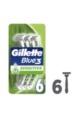 Gillette Blue3 Sensitive Kullan At Tıraş Bıçağı 6'Lı thumbnail 1