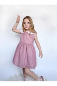 Shiny Simli Bebe Yakalı Çocuk Elbisesi thumbnail 5