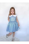 Shiny Simli Bebe Yakalı Çocuk Elbisesi thumbnail 2