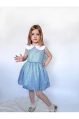 Shiny Simli Bebe Yakalı Çocuk Elbisesi thumbnail 1