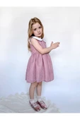 Shiny Simli Bebe Yakalı Çocuk Elbisesi thumbnail 7