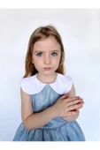Shiny Simli Bebe Yakalı Çocuk Elbisesi thumbnail 3