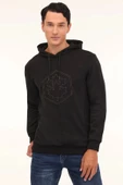Lumberjack A10188949208010 Siyah Erkek Sweatshirt thumbnail 1