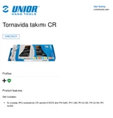 Unior 608CS5CR Ph Yıldız Uçlu Tornavida Seti 5 Parça thumbnail 2