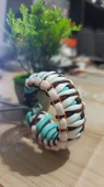 Paracord karışık renk dragon bileklik thumbnail 2