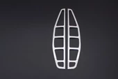 Fiat Doblo 1 Krom Stop Çerçevesi 2 Parça 2000-2006 Arası thumbnail 1