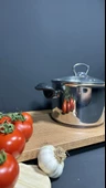 304 DERİN TENCERE ÇELİK 16 CM thumbnail 2