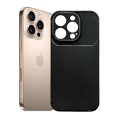 iPhone 16 Pro Kılıf Focus Carbon Silikon Kapak thumbnail 3