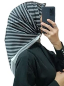 AKER İPEK KREP SATEN EŞARP 8828701 thumbnail 5