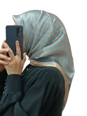 AKER İPEK KREP SATEN EŞARP 8828701 thumbnail 2