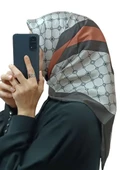 AKER İPEK KREP SATEN EŞARP 8901701 thumbnail 8