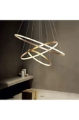 Gold / Oxygen / 80-60-40 cm / 3 Renk Işık / Sarkıt Avize thumbnail 2