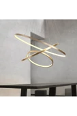 Gold / Oxygen / 80-60-40 cm / 3 Renk Işık / Sarkıt Avize thumbnail 5