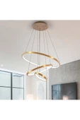 Gold / Oxygen / 80-60-40 cm / 3 Renk Işık / Sarkıt Avize thumbnail 4