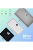 EVIER Granit Evye Nero Xl White (Beyaz) thumbnail 2