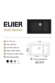 EVIER Granit Evye VoQ Series White (Beyaz) thumbnail 3