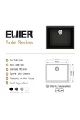 EVIER Granit Evye Sole Series Gray (Gri) thumbnail 2
