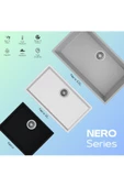 EVIER Granit Evye Nero Xl Black (Siyah) thumbnail 2