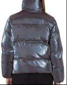 Calvin Klein Iridescent Stand Collar Kadın Puffer Mont thumbnail 3