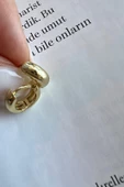 MİNİ TOMBUL 14K ALTIN KAPLAMA KÜPE thumbnail 1