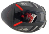 Mt Thunder 4 SV R25 C2 Şeffaf Vizör Kask Mat Gri thumbnail 7