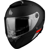 Mt Thunder 4 Sv Solid A1 Matt Black Şeffaf Vizörlü Kask thumbnail 2