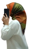 LEVİDOR İ-3831 TWİLL İPEK EŞARP thumbnail 7