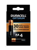Duracell 4'lü Optimum Aa Kalem Pil thumbnail 1