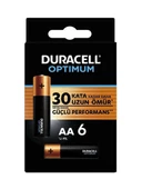 Duracell 6lı Optimum Aa Kalem Pil thumbnail 1